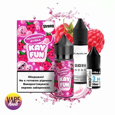 Набір для самозамісу Kayfun Strong 30 мл 50 мг - Raspberry Gum - купити