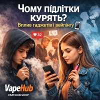 Чому підлітки курять і яку роль у цьому відіграють гаджети