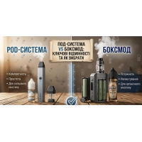 Як вибрати між pod-системою і боксмодом