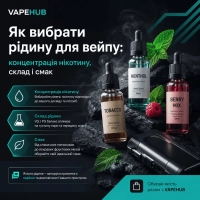 Як вибрати рідину для вейпу: концентрація нікотину, склад, смак