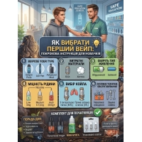 Як вибрати перший вейп: покрокова інструкція для новачків