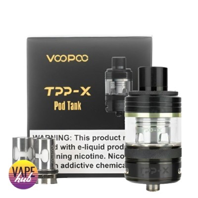 Картридж Voopoo Tpp X Pod Tank 5.5 Мл Black - купити