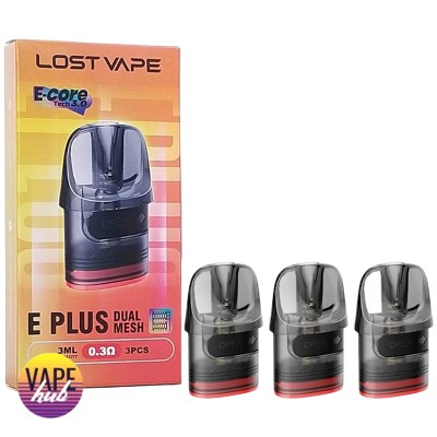 Картридж Lost Vape E Plus Dual Mesh 0.3 Ом, 3 мл (не підходить до Ursa Nano) - купити