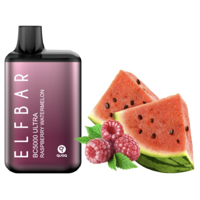 Одноразова POD система ELF BAR BC5000 ULTRA Raspberry Watermelon на 5000 затяжок - купити