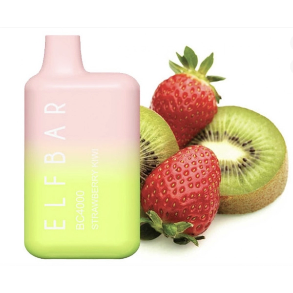 Одноразовая Pod Система Elf Bar Bc4000 Strawberry Kiwi на 4000 затяжок — купить