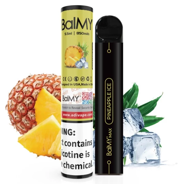 Одноразова POD система BalMY Max 1500 Pineapple ICE на 1500 затяжок — купити
