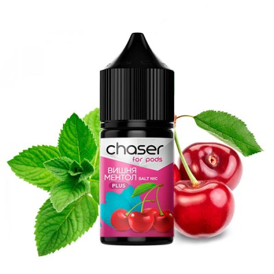 Жидкость Chaser Salt 30ml/30mg Вишня Ментол - купити