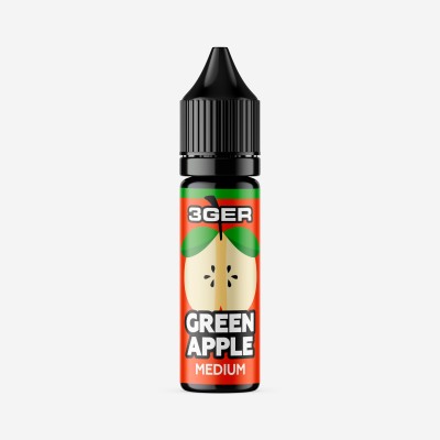 Жидкость 3ger Salt 15ml/50mg Green Apple - купити