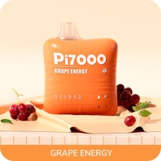 Одноразовая Pod Система Elf Bar Pi7000 Grape Energy