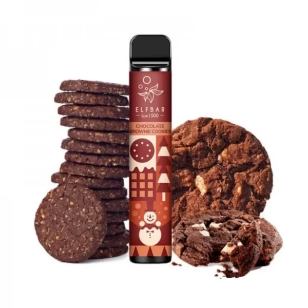 Одноразовая Pod Система Elf Bar Lux1500 Chocolate Brownie Cookies на 1500 затяжок — купить