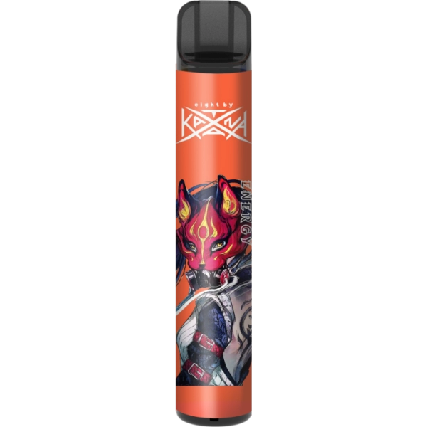 Одноразова POD система Katana 2000 Strawberry Energy на 2000 затяжок — купити