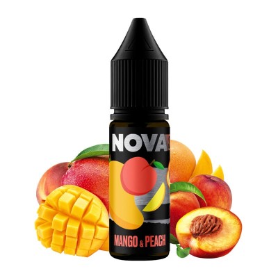 Жидкость Nova Salt 15ml/65mg Mango&peach - купити