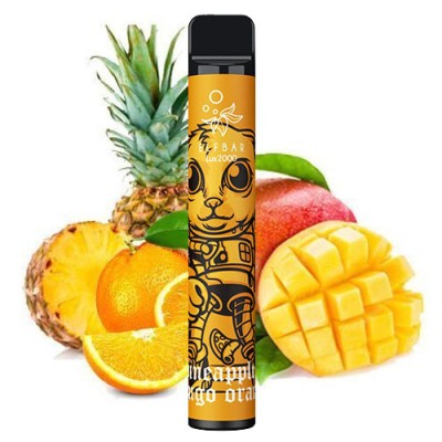 Одноразовая Pod Система Elf Bar Lux2000 Pineapple Mango Orange на 2000 затяжок - купити