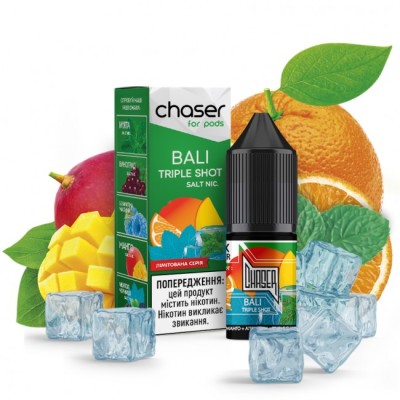 Жидкость Chaser Salt 15ml/30mg Bali Triple Shot - купити