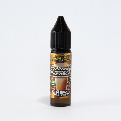 Рідина Marvellous Brew 15ml/50mg Caramel Maccihiato NEW Salted - купити