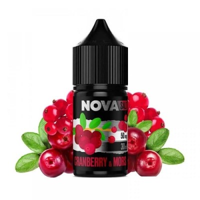 Жидкость Nova Salt 30ml/30mg Cranberry&mors - купити