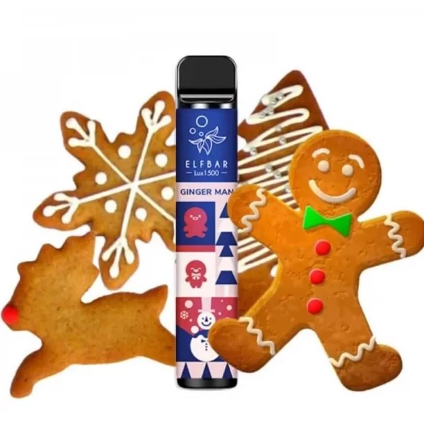 Одноразовая Pod Система Elf Bar Lux1500 Ginger Man на 1500 затяжок — купить