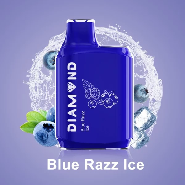 Одноразовая Pod Система Mosmo Diamond 4000 Blue Razz Ice на 4000 затяжок — купить