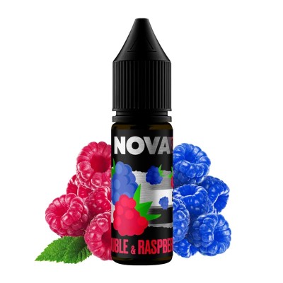 Жидкость Nova Salt 15ml/65mg Double&raspberry - купити