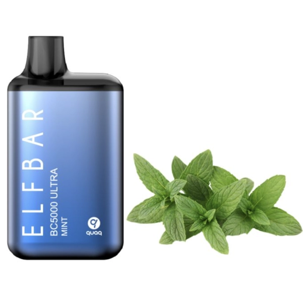 Одноразовая Pod Система Elf Bar Bc5000 Ultra Mint на 5000 затяжок — купить