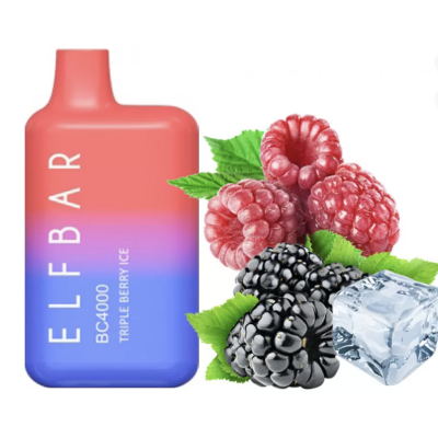 Одноразова POD система ELF BAR BC4000 Triple Berry Ice на 4000 затяжок - купити