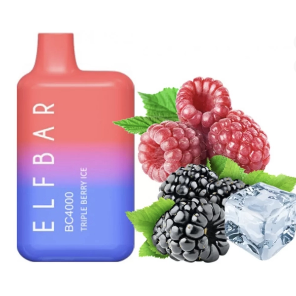 Одноразовая Pod Система Elf Bar Bc4000 Triple Berry Ice на 4000 затяжок — купить