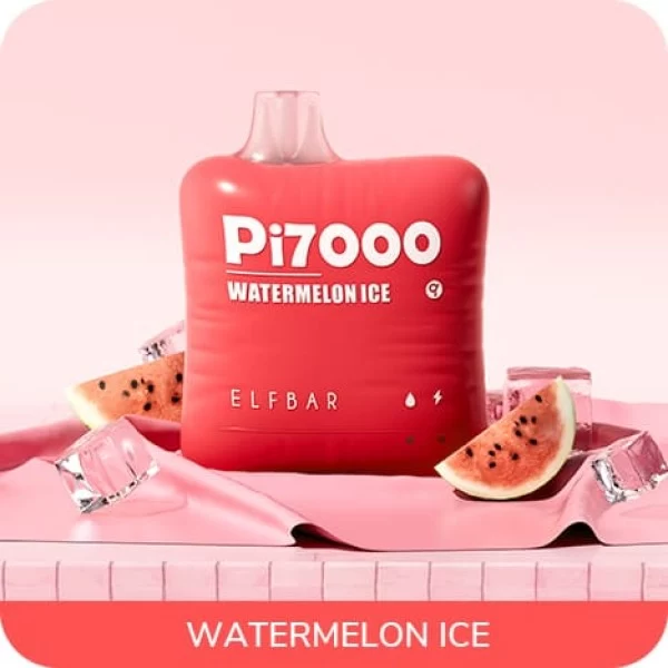 Одноразовая Pod Система Elf Bar Pi7000 Watermelon Ice на 7000 затяжок — купить