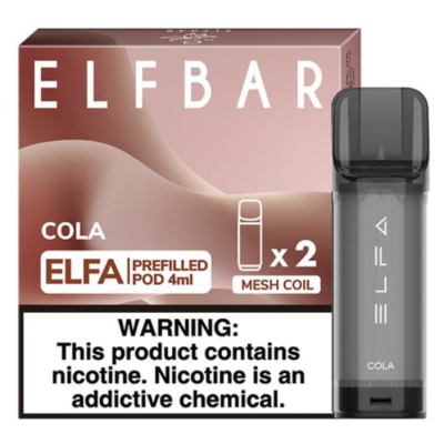 Картридж Elf Bar Elfa 50mg/4ml Cola - купити