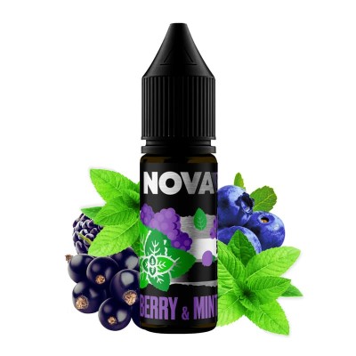 Рідина NOVA Salt 15ml/50mg Berry&Mint - купити