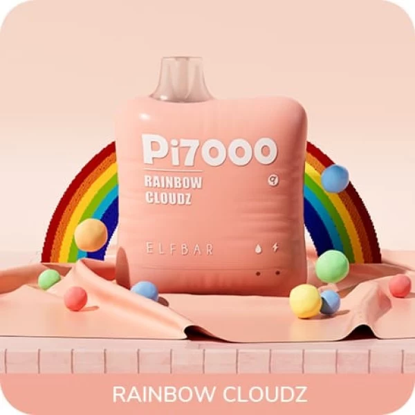 Одноразова POD система ELF BAR Pi7000 Rainbow Cloudz на 7000 затяжок — купити
