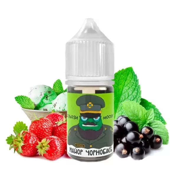 Жидкость Майор Чернобаев Salt 30ml/30mg Слезы Москаля — купить