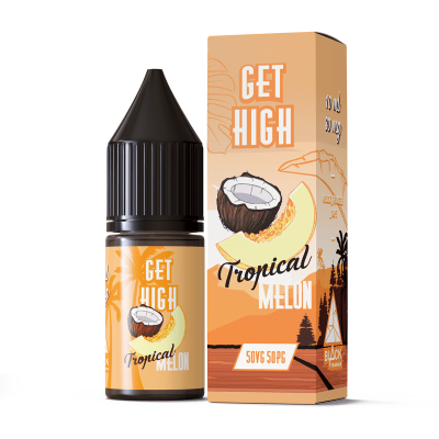 Жидкость Black Triangle Get High Salt 10ml/30mg Tropical Мелон - купити