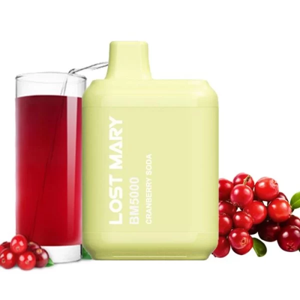 Одноразова POD система Lost Mary BM5000 Cranberry Soda на 5000 затяжок — купити
