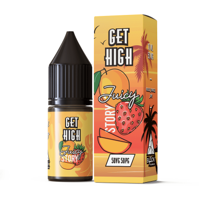 Рідина Black Triangle Get High Salt 10ml/50mg Juicy Story - купити