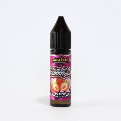 Рідина Marvellous Brew 15ml/35mg Strawberry Bubblegum NEW Salted - купити