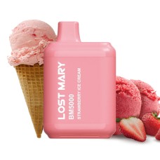 Одноразовая Pod Система Lost Mary Bm5000 Strawberry Ice Cream