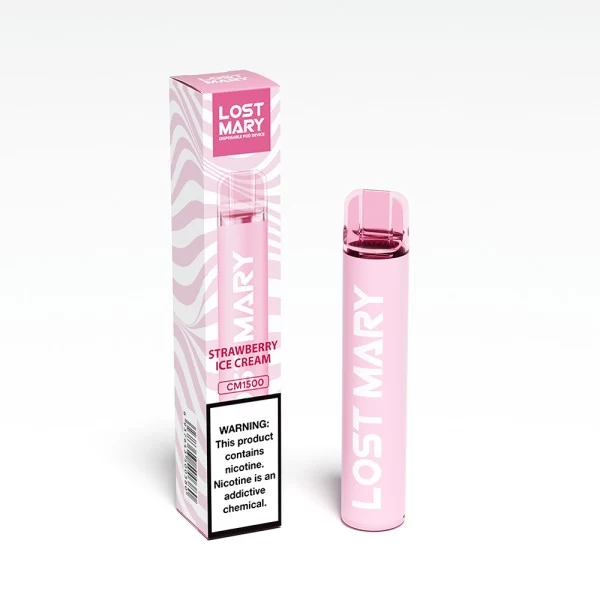 Одноразовая Pod Система Lost Mary 1500 Strawberry Ice Cream на 1500 затяжок — купить