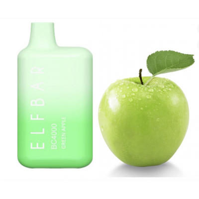 Одноразова POD система ELF BAR BC4000 Green Apple на 4000 затяжок - купити