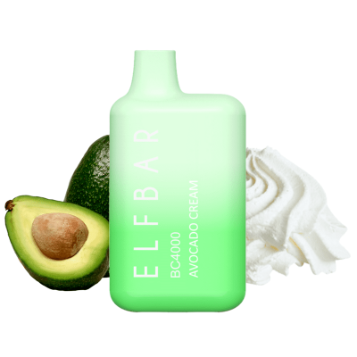 Одноразовая Pod Система Elf Bar Bc4000 Avocado Cream на 4000 затяжок - купити