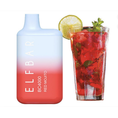 Одноразова POD система ELF BAR BC4000 Red Mojito на 4000 затяжок - купити