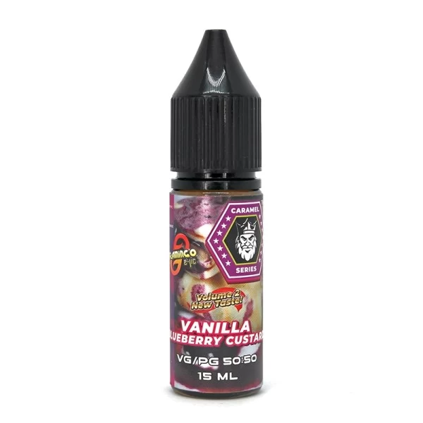 Жидкость Flamingo Salt 15ml/50mg Vanilla Blueberry Custard — купить