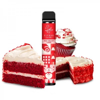 Одноразовая Pod Система Elf Bar Lux1500 Red Velvet Cake на 1500 затяжок - купити