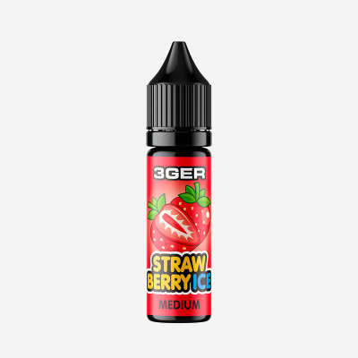 Жидкость 3ger Salt 15ml/50mg Strawberry Ice - купити