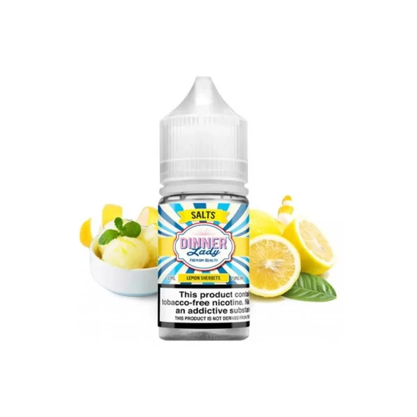 Жидкость Dinner Lady Salt 30ml/50mg Lemon Sherbets — купить