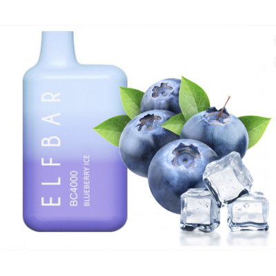 Одноразовая Pod Система Elf Bar Bc4000 Blueberry Ice на 4000 затяжок - купити