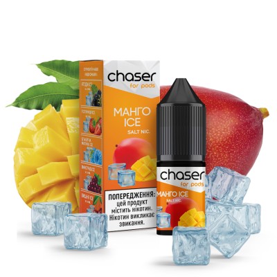 Жидкость Chaser For Pods Salt 10 Мл 20 Мг Манго Ice - купити