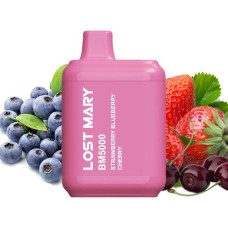 Одноразова POD система Lost Mary BM5000 Strawberry Blueberry Cherry