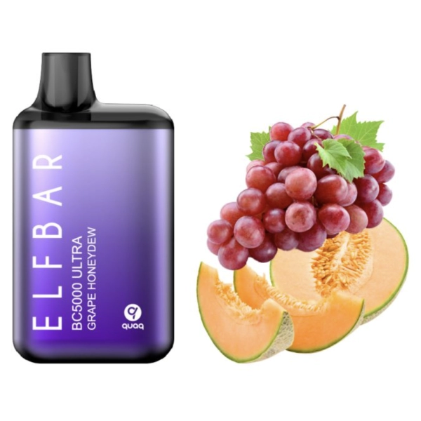 Одноразовая Pod Система Elf Bar Bc5000 Ultra Grape Honeydew на 5000 затяжок — купить