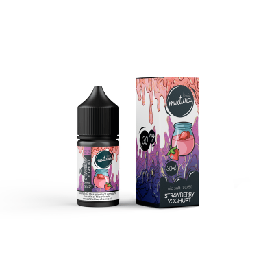 Жидкость Black Triangle Mixtura Salt 30ml/30mg Strawberry Yoghurt - купити