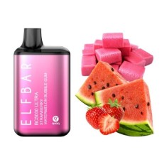 Одноразова POD система ELF BAR BC5000 ULTRA Strawberry Watermelon Bubblegum